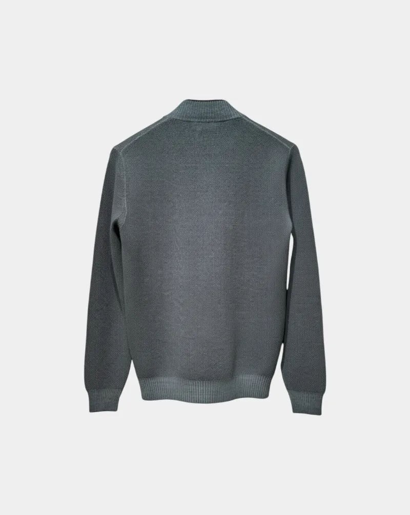 Long-Sleevedhalf-Zipknitsweater