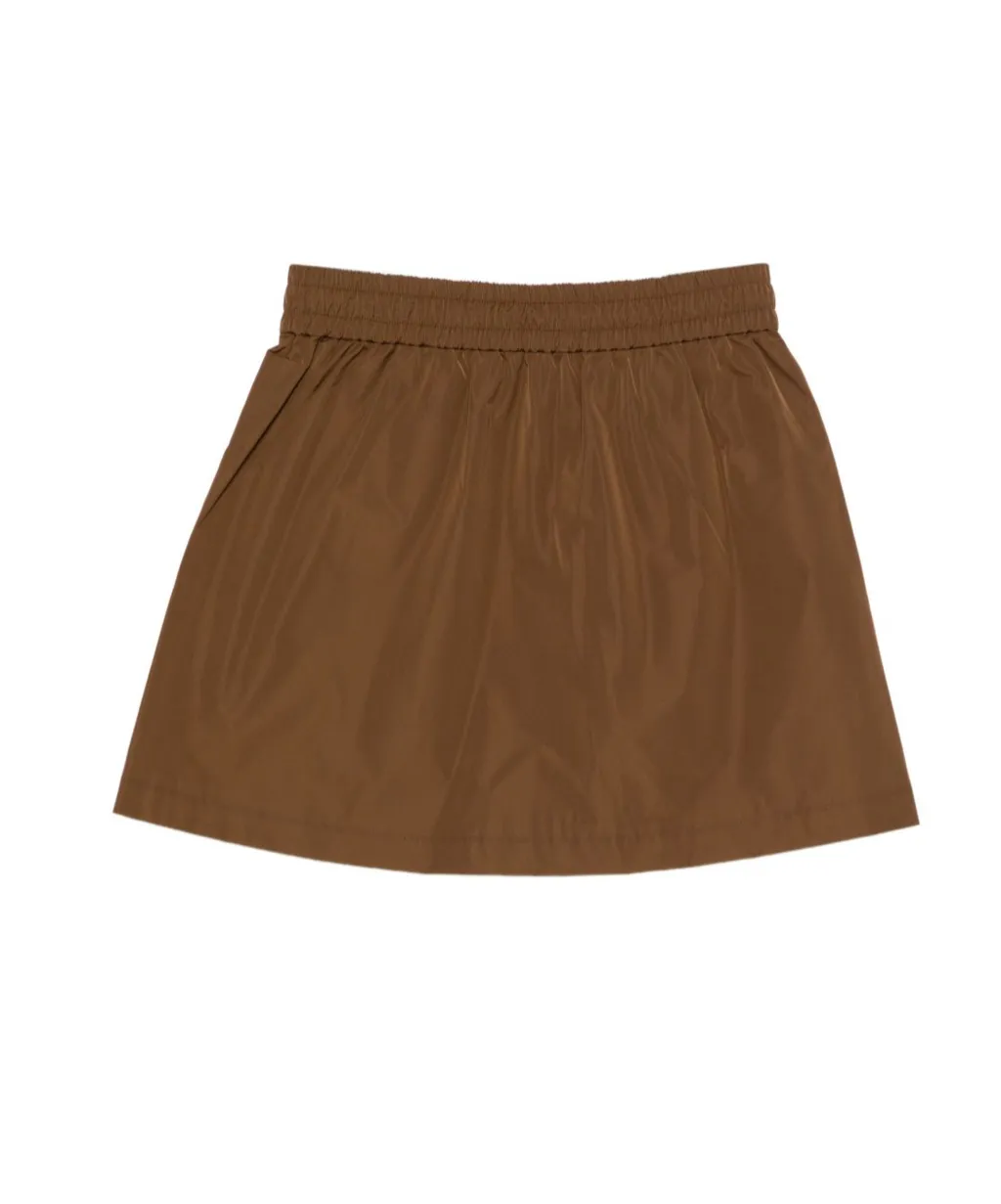 Marrion Drawstring-Waistband Mini Skirt