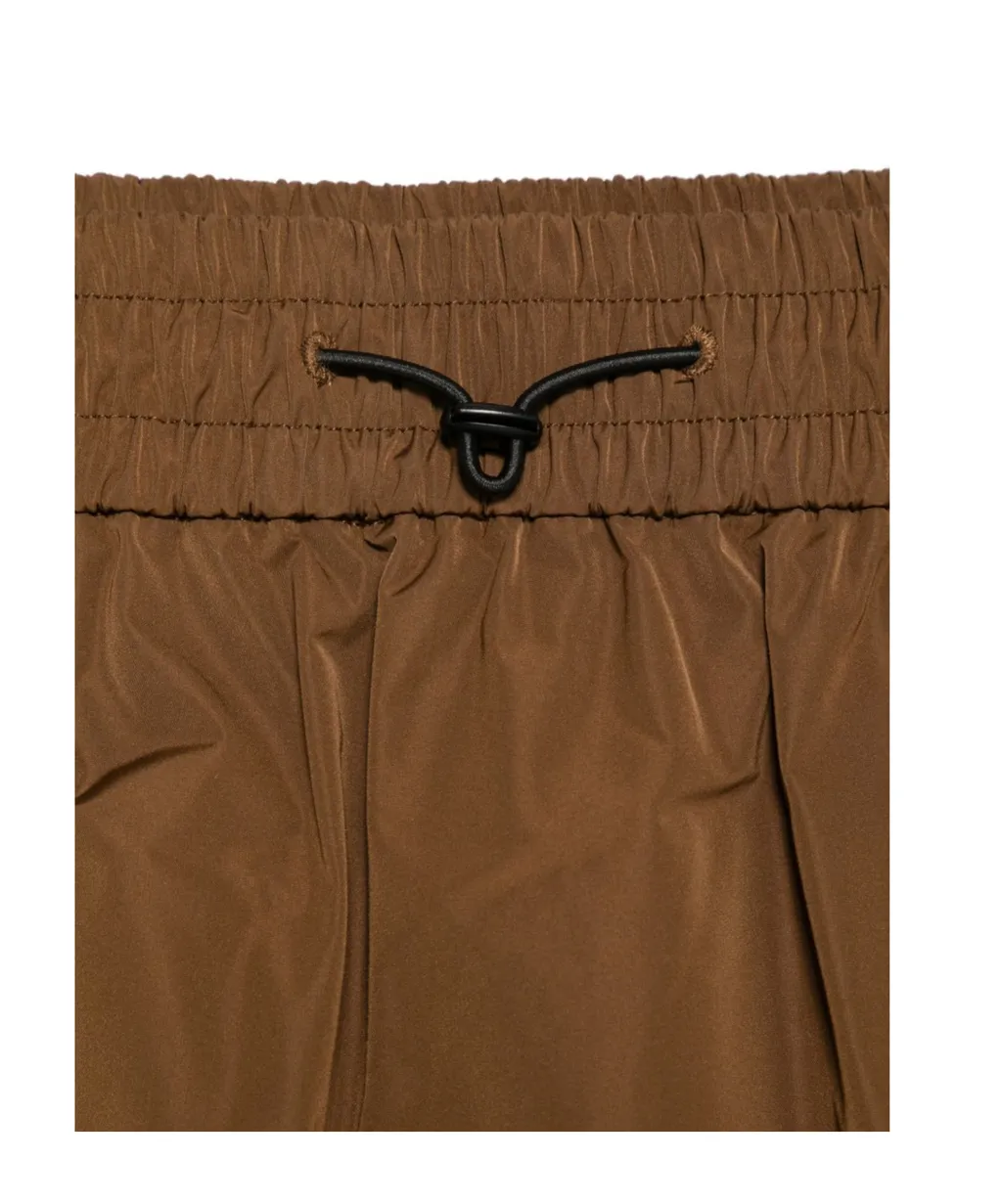 Marrion Drawstring-Waistband Mini Skirt