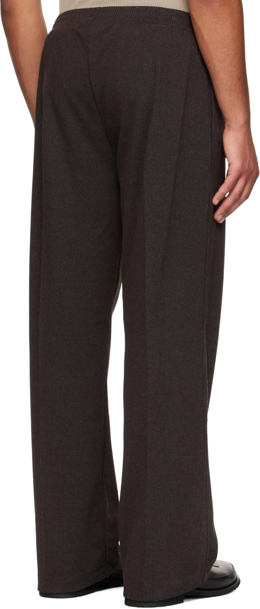 Pinstripe-Pattern Trousers