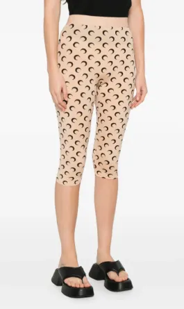 Marine Serre Moon Jersey Capri Pants