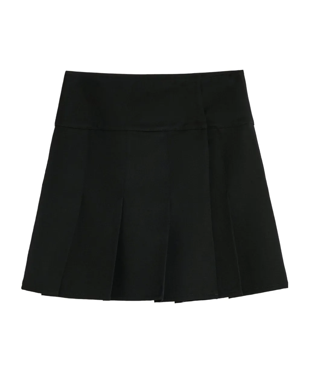 Girdle Pleated Mini Skirt