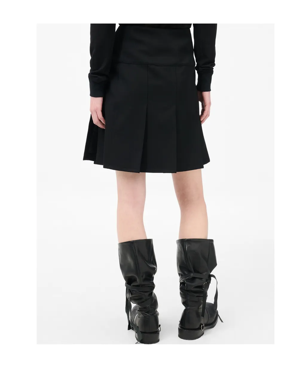 Girdle Pleated Mini Skirt