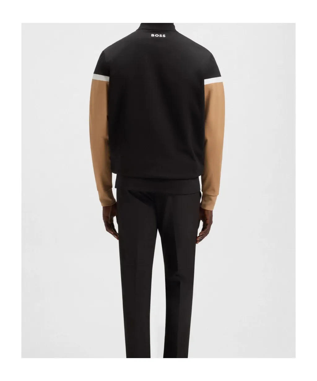 Open Contrast Knit Jacket