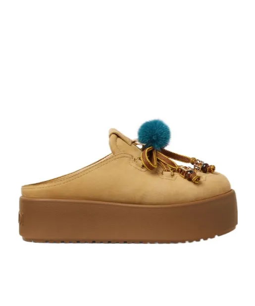 Fendi Lace Detailed Slip-On Clogs
