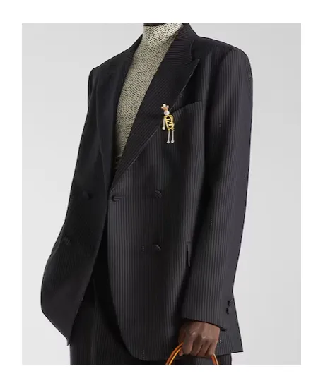 Fendi Pinstriped Blazer