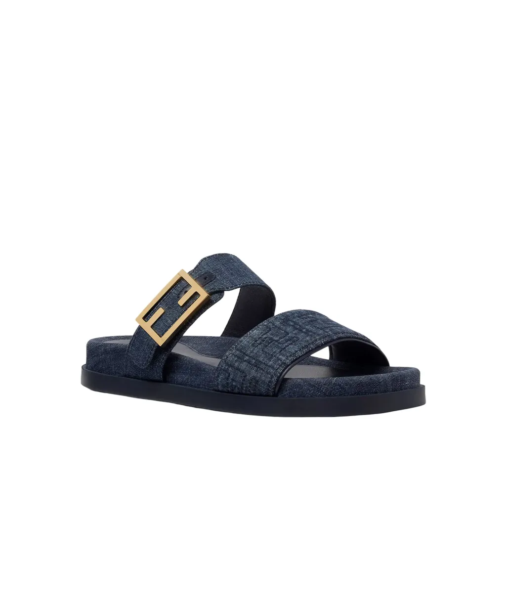 Fendi Feel Ff Buckle Sandals