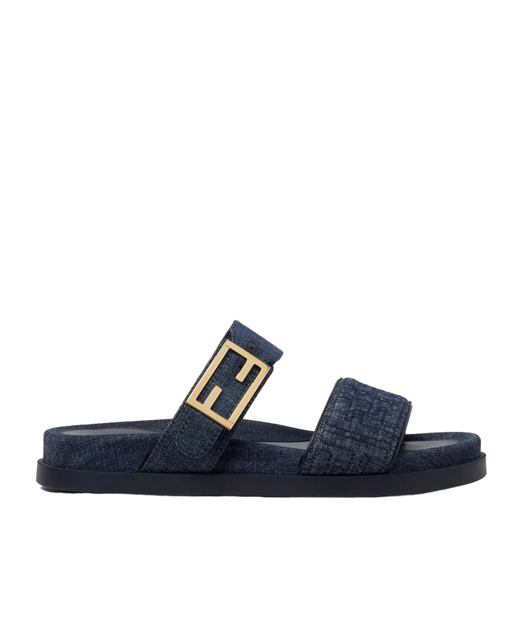 Fendi Feel Ff Buckle Sandals