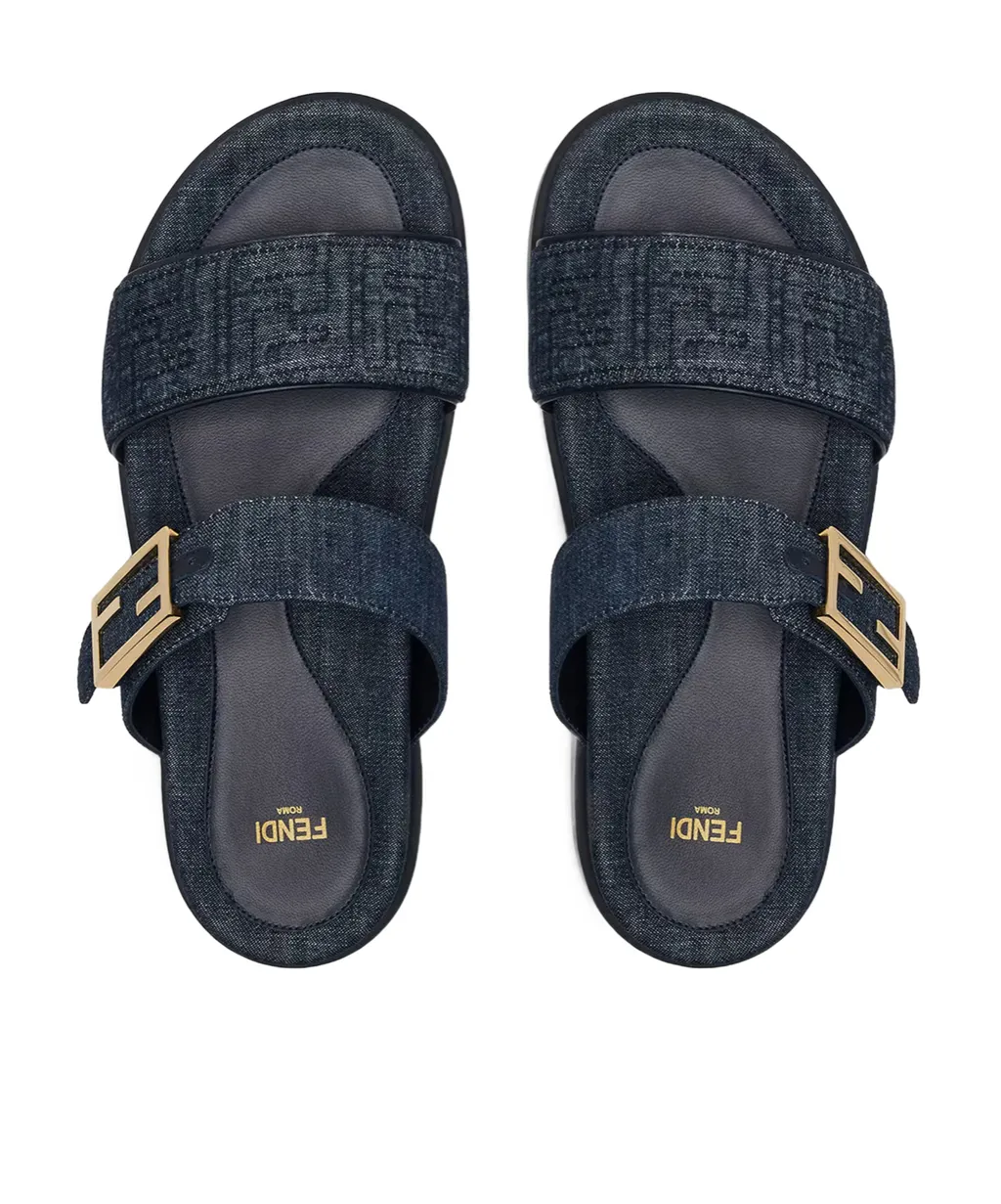 Fendi Feel Ff Buckle Sandals