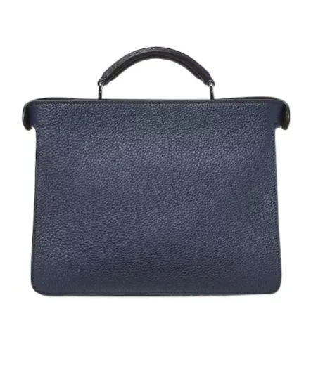 Peekaboo Iseeu Small Dark Blue Leather Bag