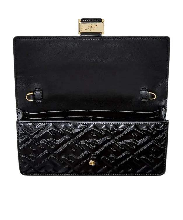 Fendi Baguette Ff Embossed Chained Wallet