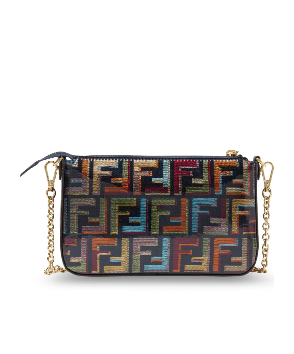 Fendi Baguette Ff Printed Pouch