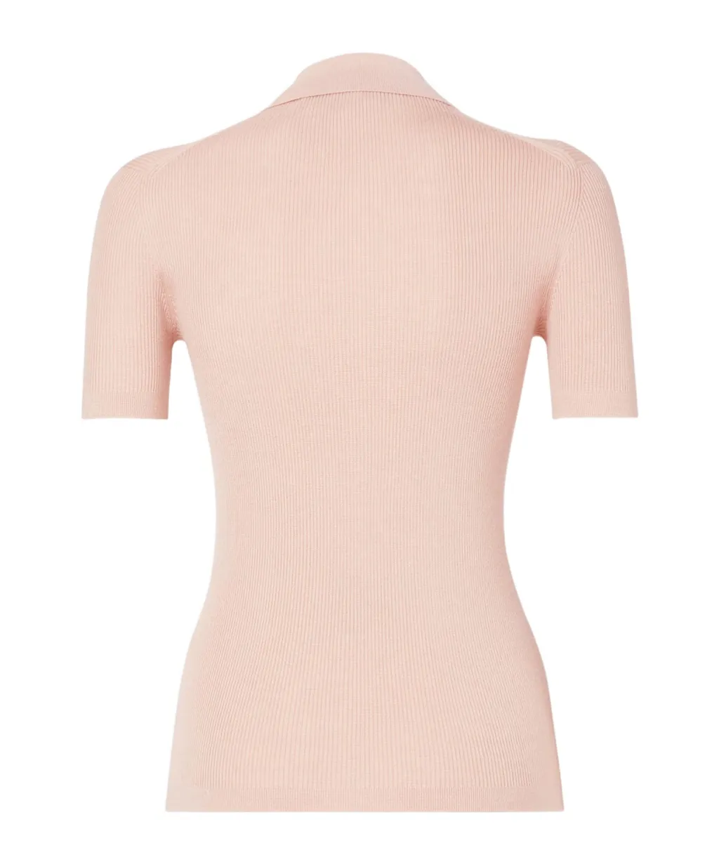 Fendi Short Sleeved Knitted Polo Jumper
