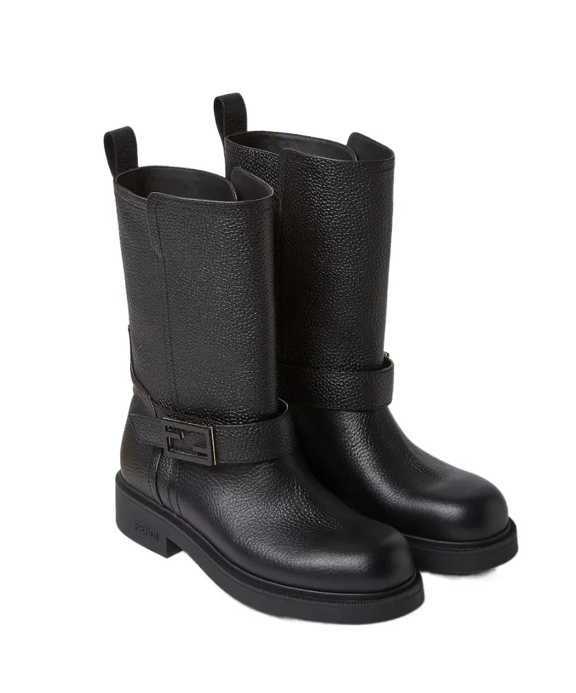 Fendi Filo Biker Boots