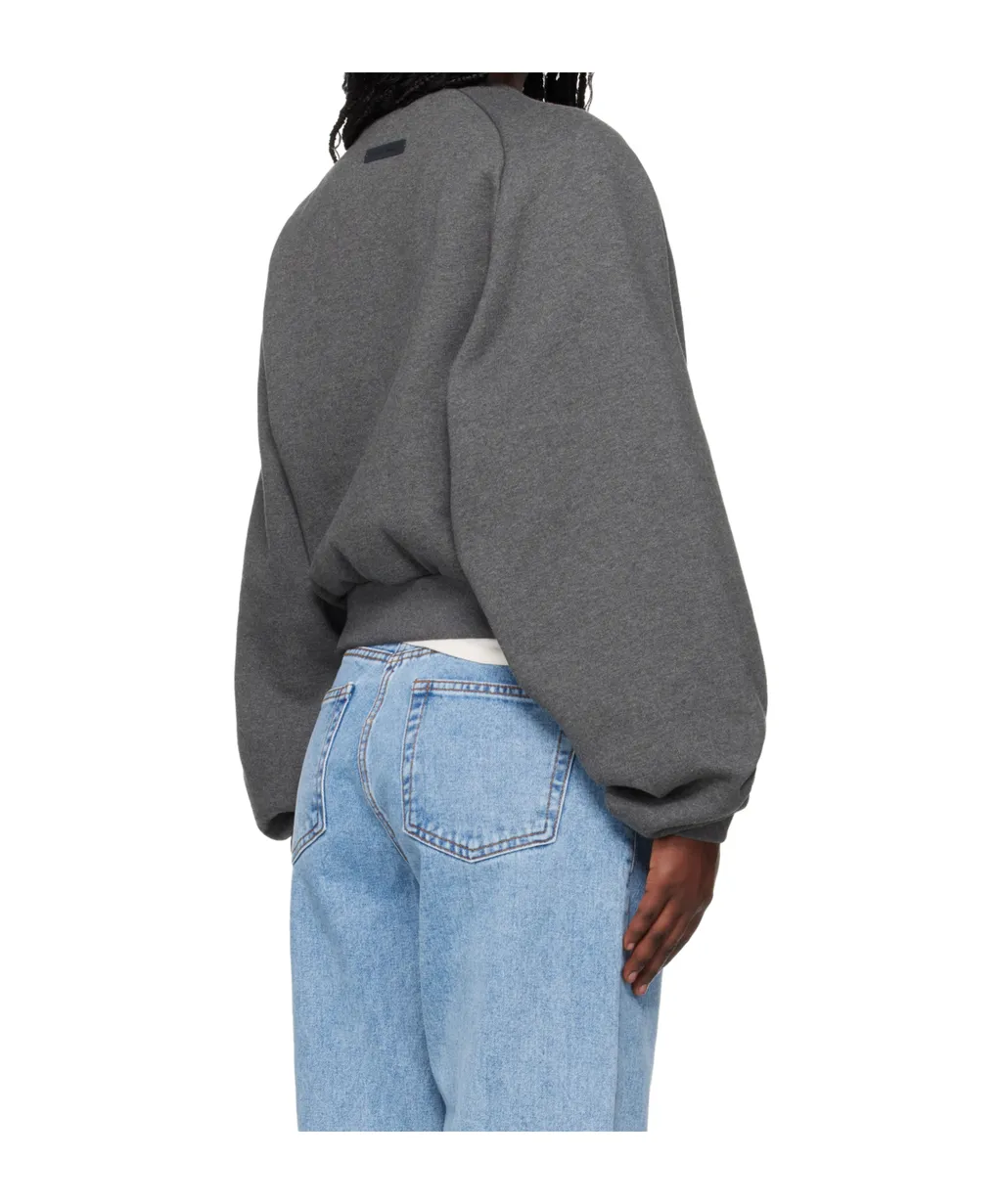 Fear Of God Essentials Embossed 90S Raglan Crewneck Sweatshirt