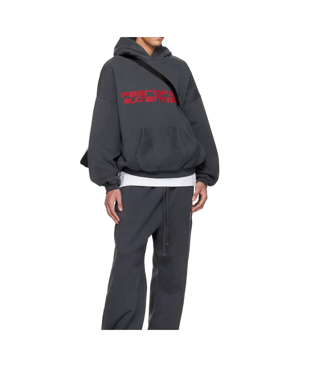 Fear Of God Essentials Logo Printed Hoodie
