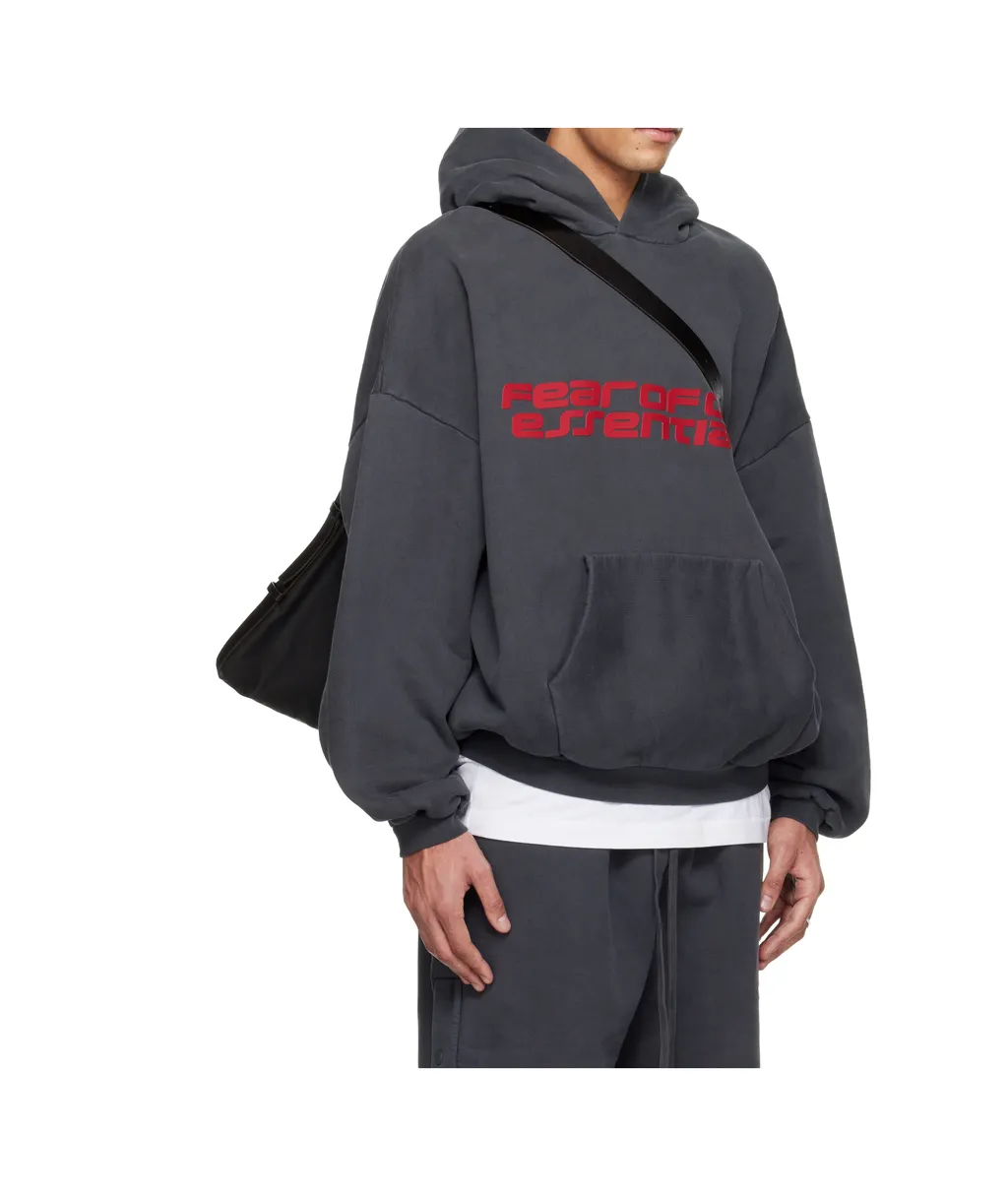 Fear Of God Essentials Logo Printed Hoodie