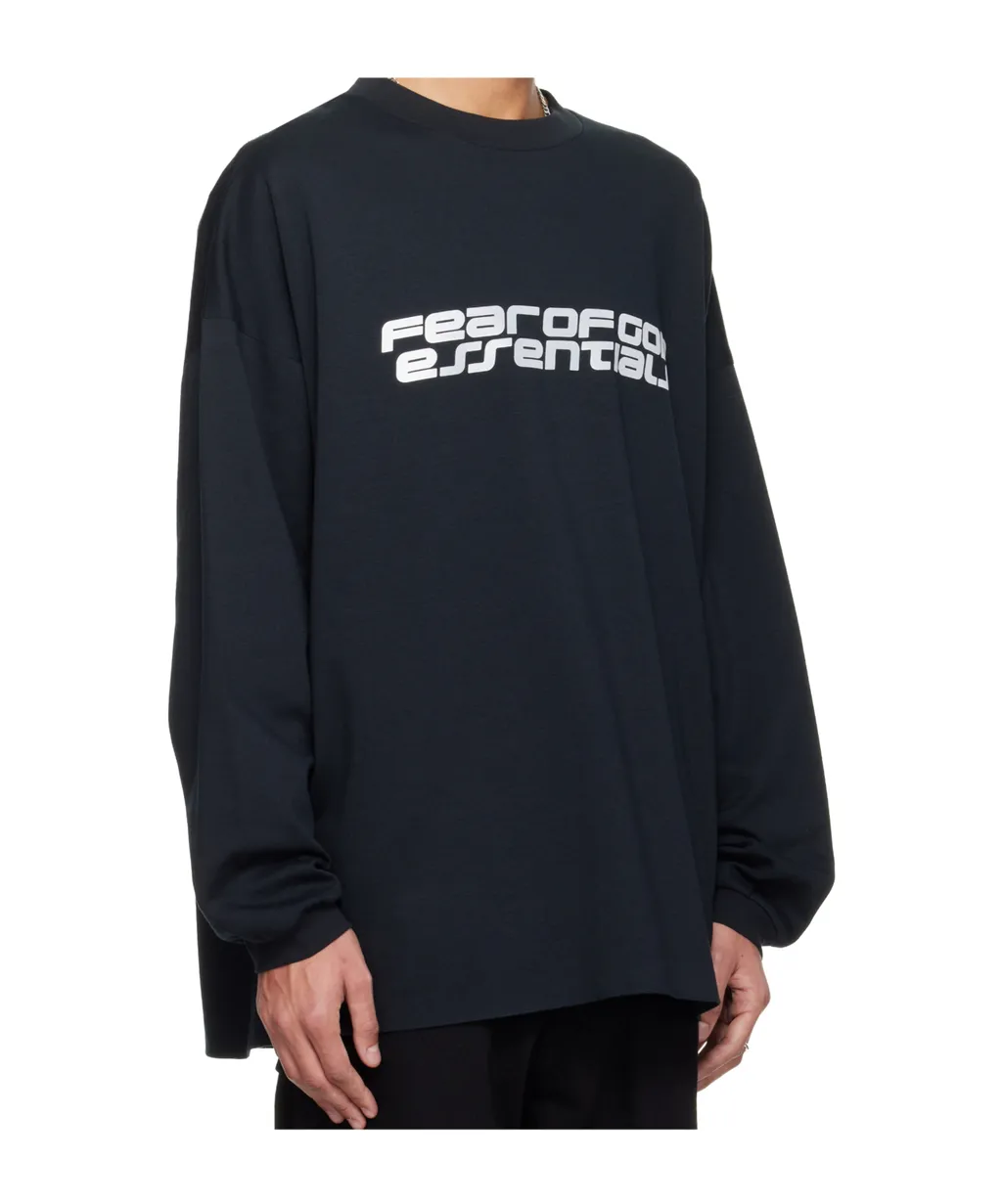 Fear Of God Essentials Logo Printed T-Shirt