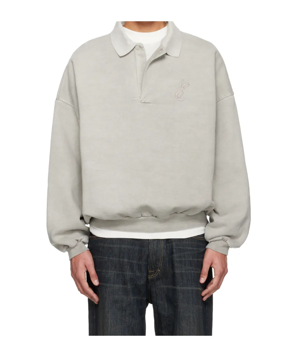 Fear Of God Essentials Logo Polo Sweatshirt