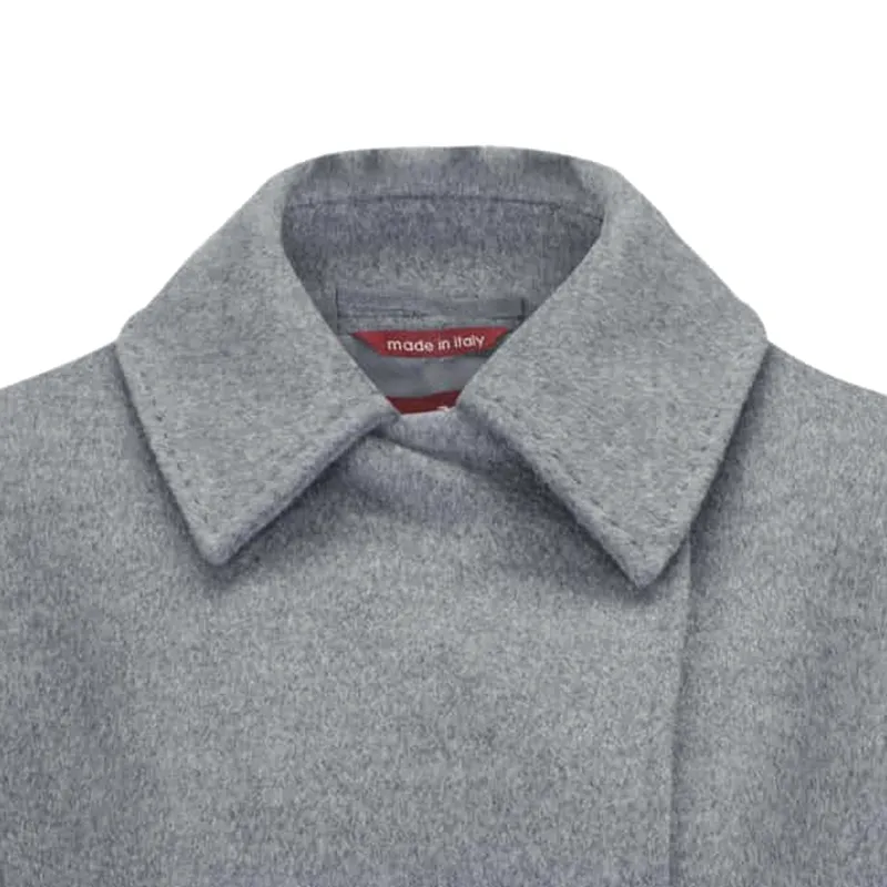 Max Mara Studio Bcollag Belted Long-Sleeved Coat