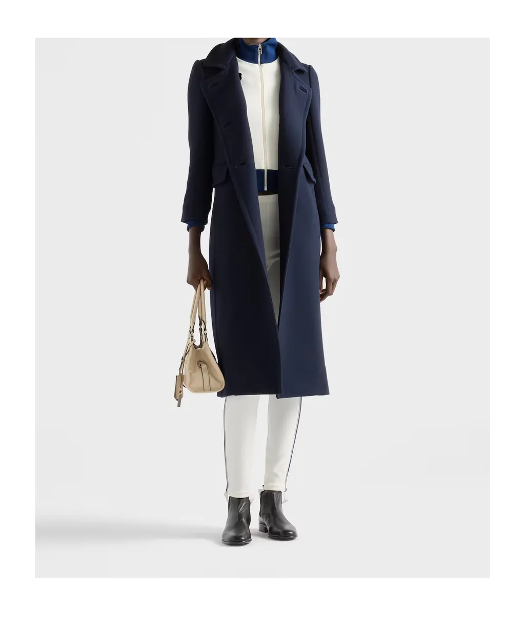 Prada Double-Breasted Long Coat