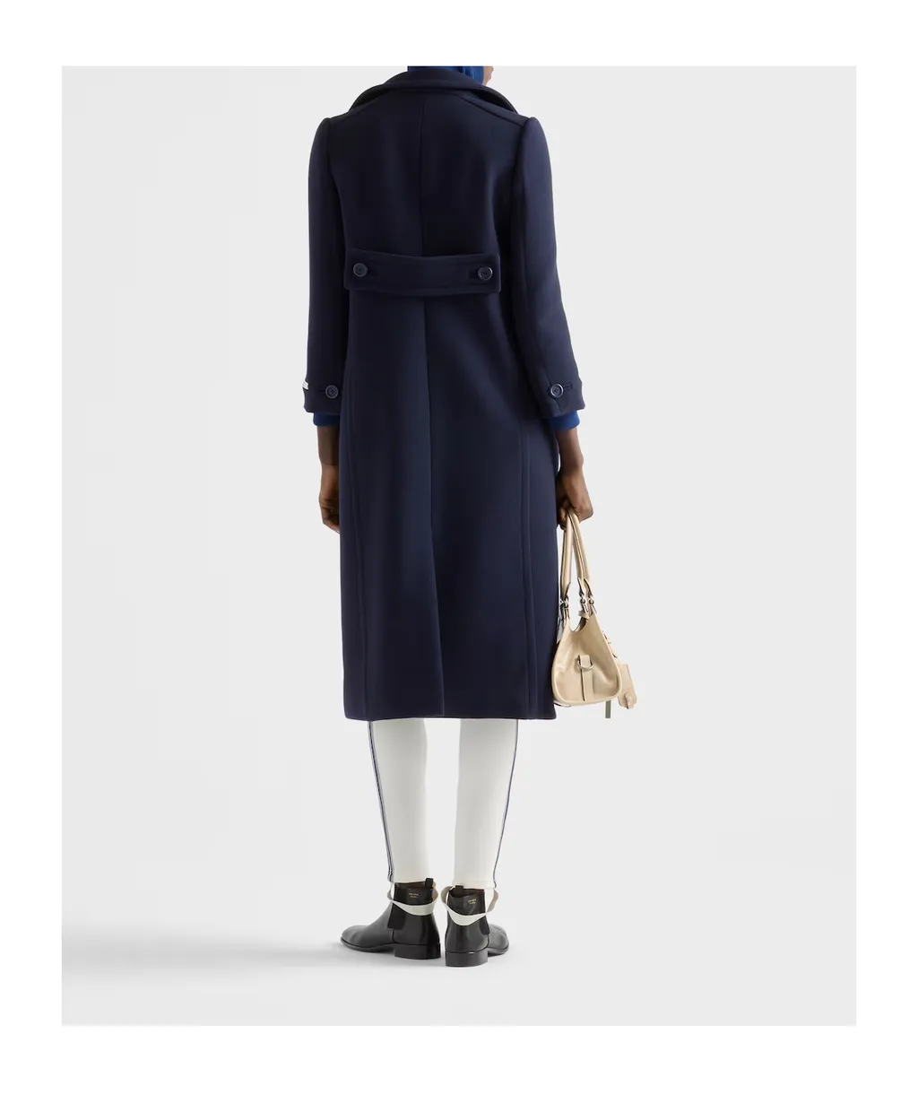 Prada Double-Breasted Long Coat