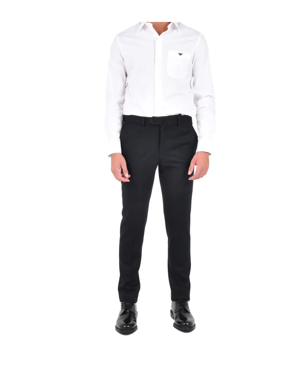 Emporio Armani Pleated Tailored Trousers