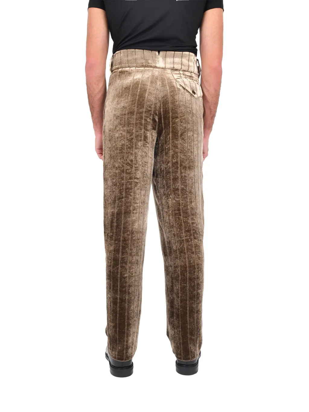 Emporio Armani High Waist Straight Leg Trousers