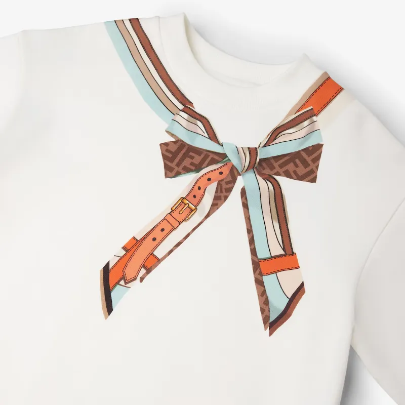 Fendi Kids Scarf-Print Sweatshirt