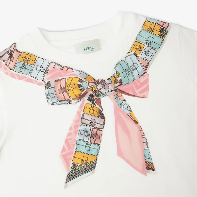 Bow-Print Short-Sleeve T-Shirt