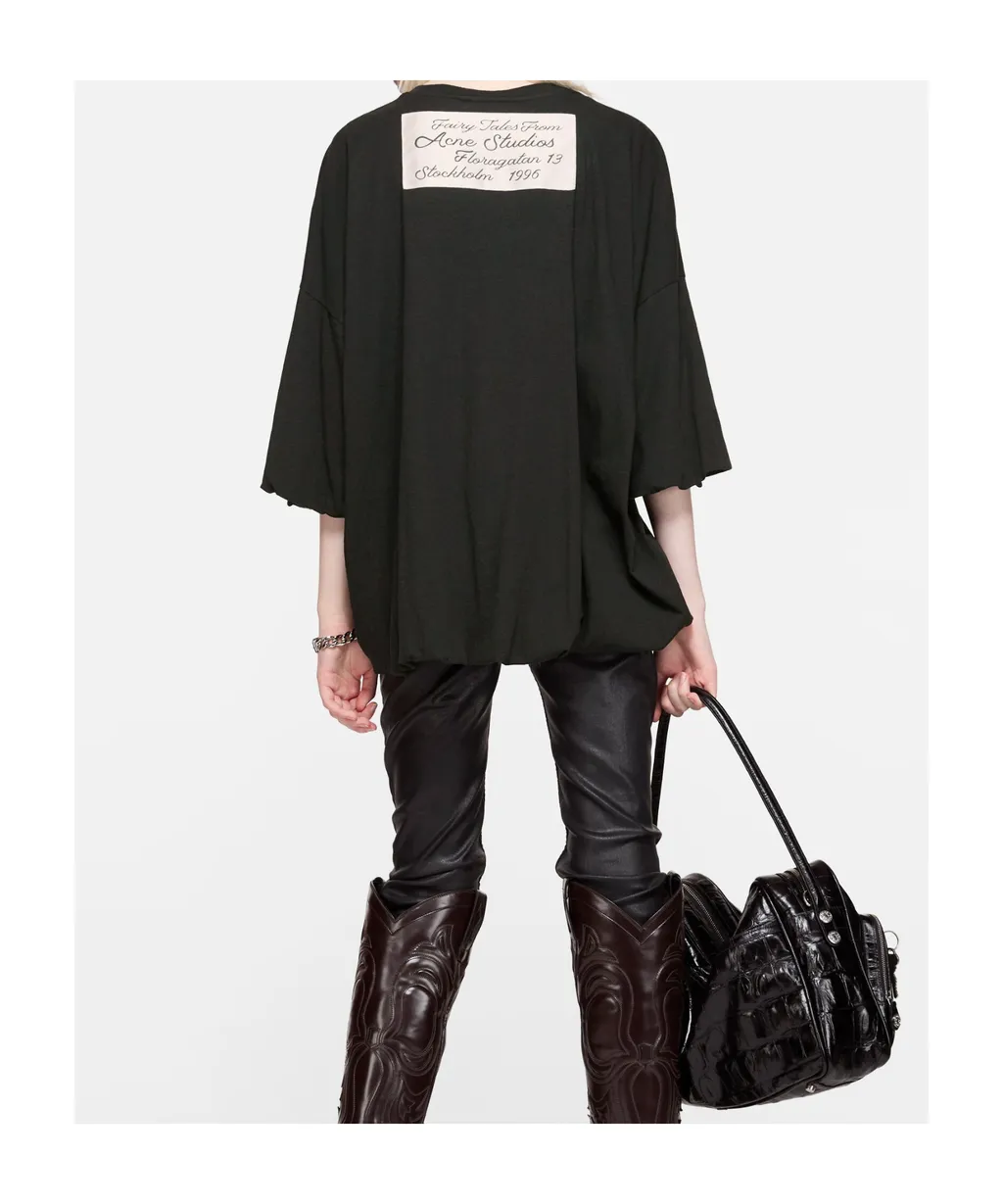 Acne Studios Gathered Logo T-Shirt