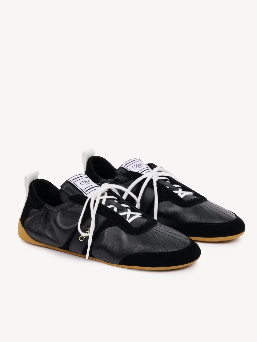 Chloé Kick Logo Detailed Low-Top Sneakers
