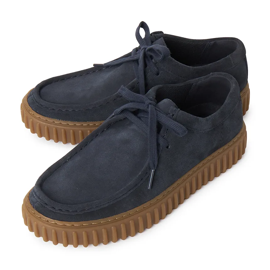 Clarks Torhill Lo Navy Suede