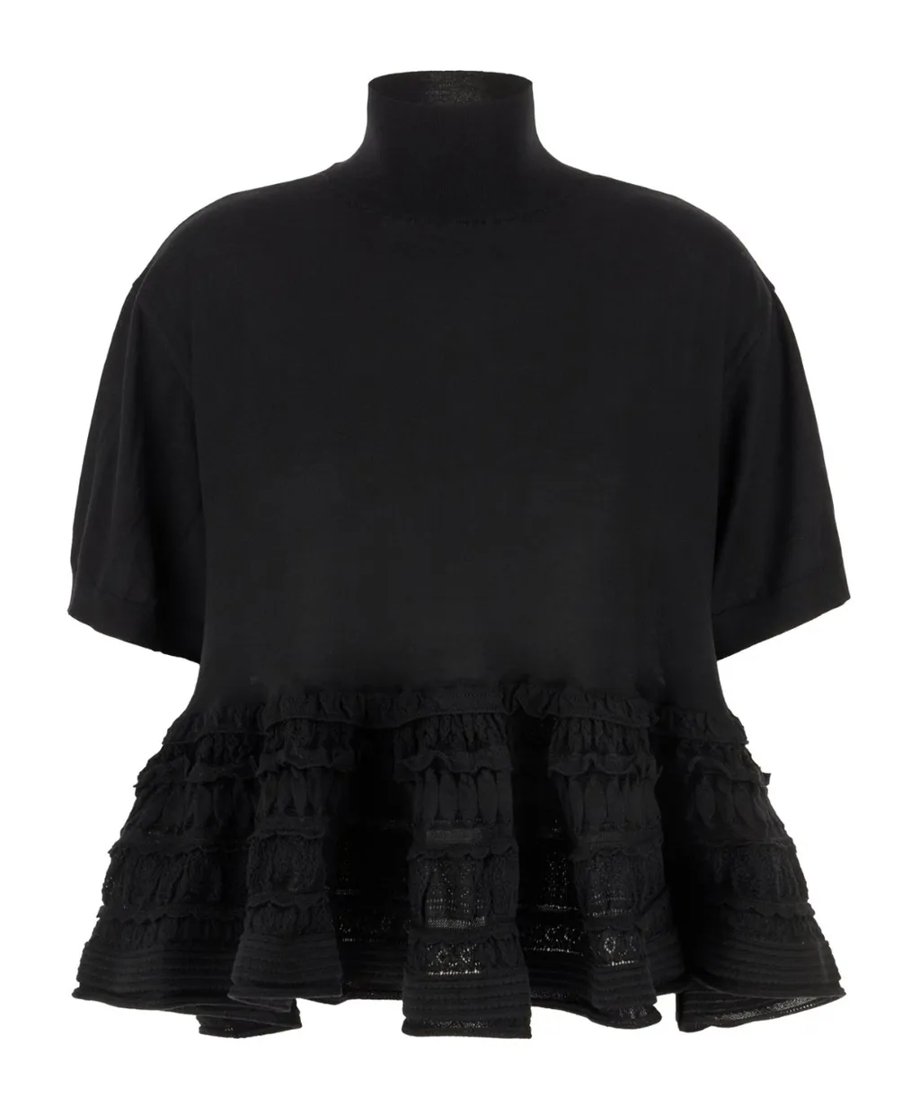 Top With Lace Trim