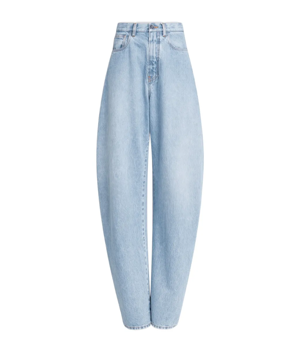 AlaÏA Round Denim Pants