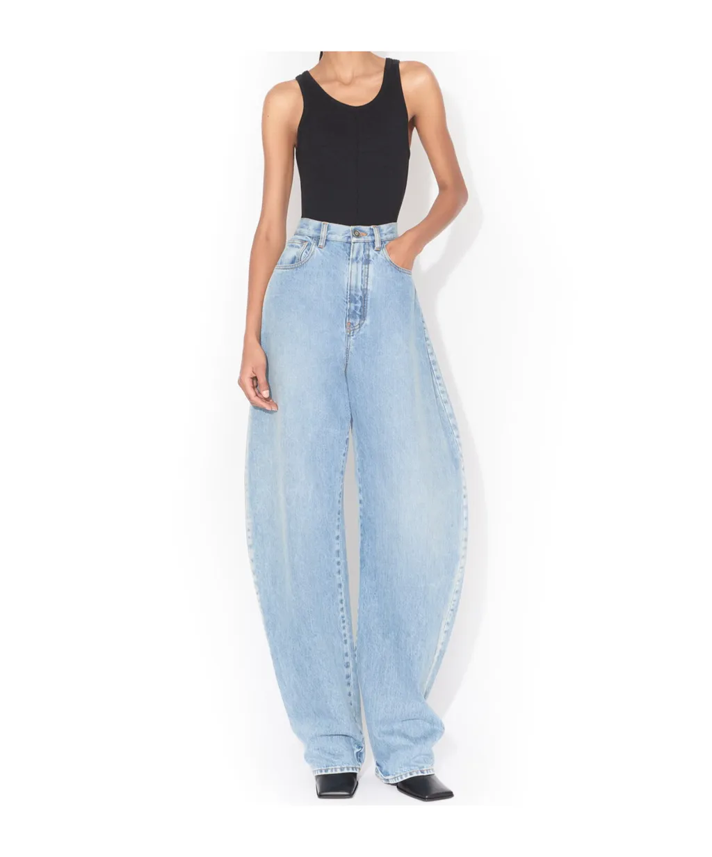 AlaÏA Round Denim Pants
