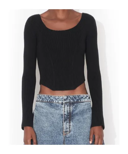 Corset Wool Top
