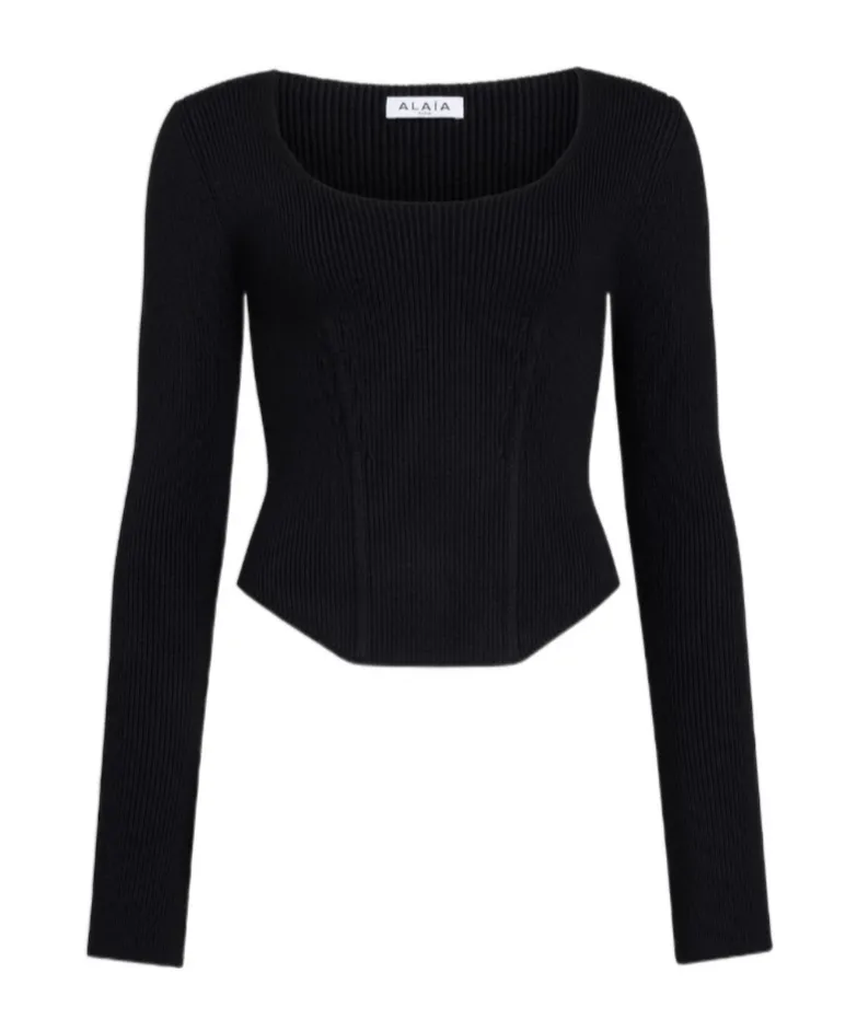 Corset Wool Top