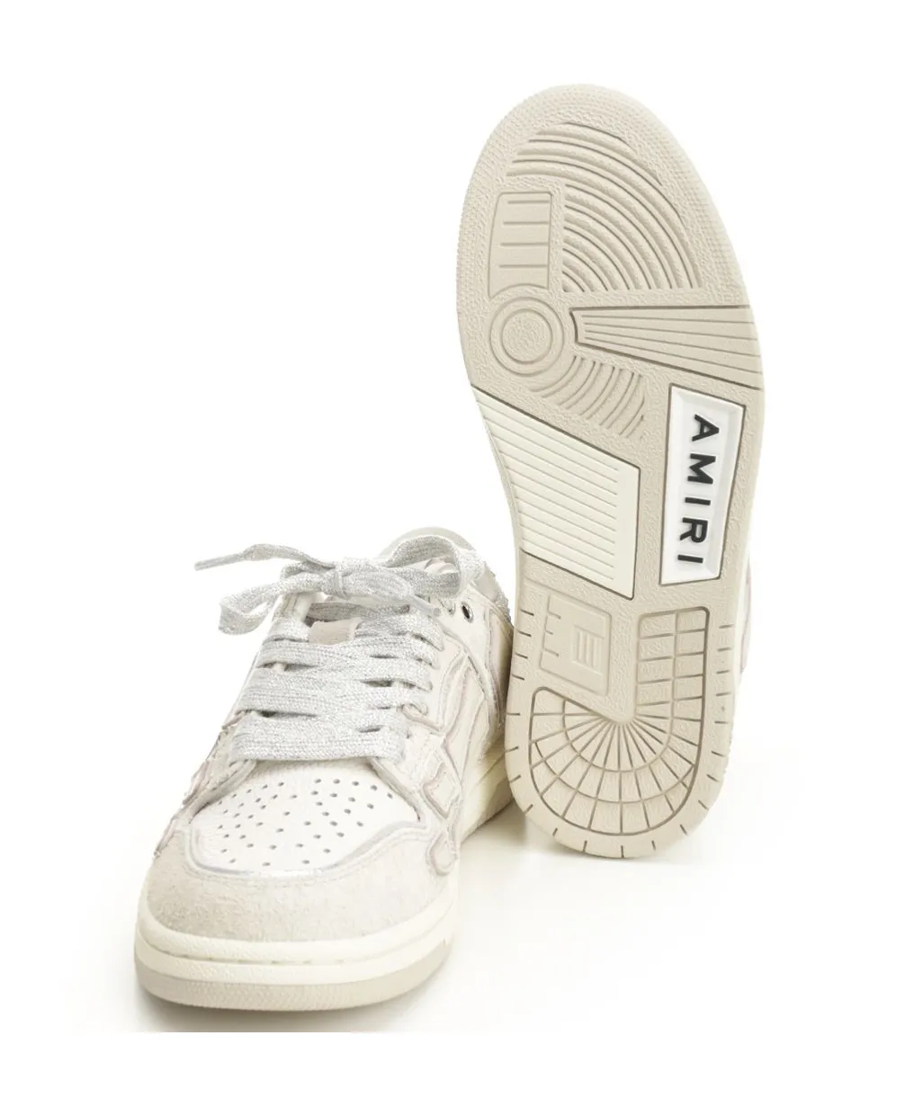 Amiri Glitter Skel Low Top Sneakers