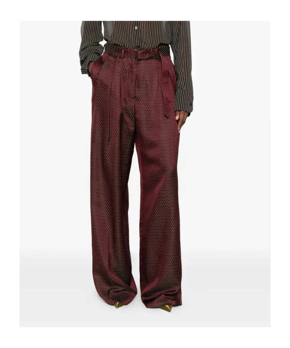 Patterned Casual Pants