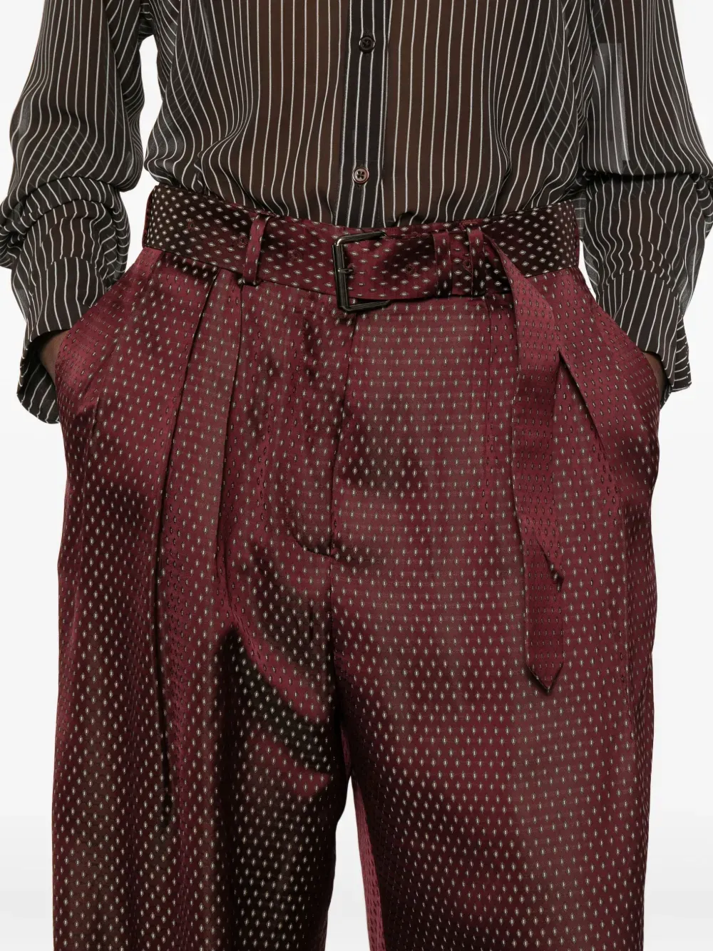 Patterned Casual Pants