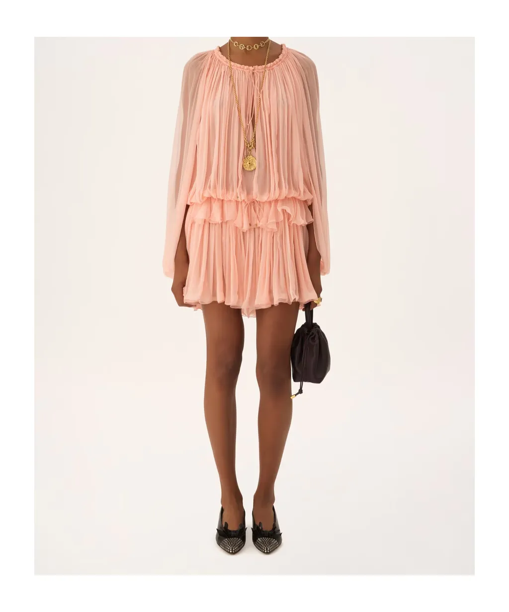 Chloé Cape Mini Dress