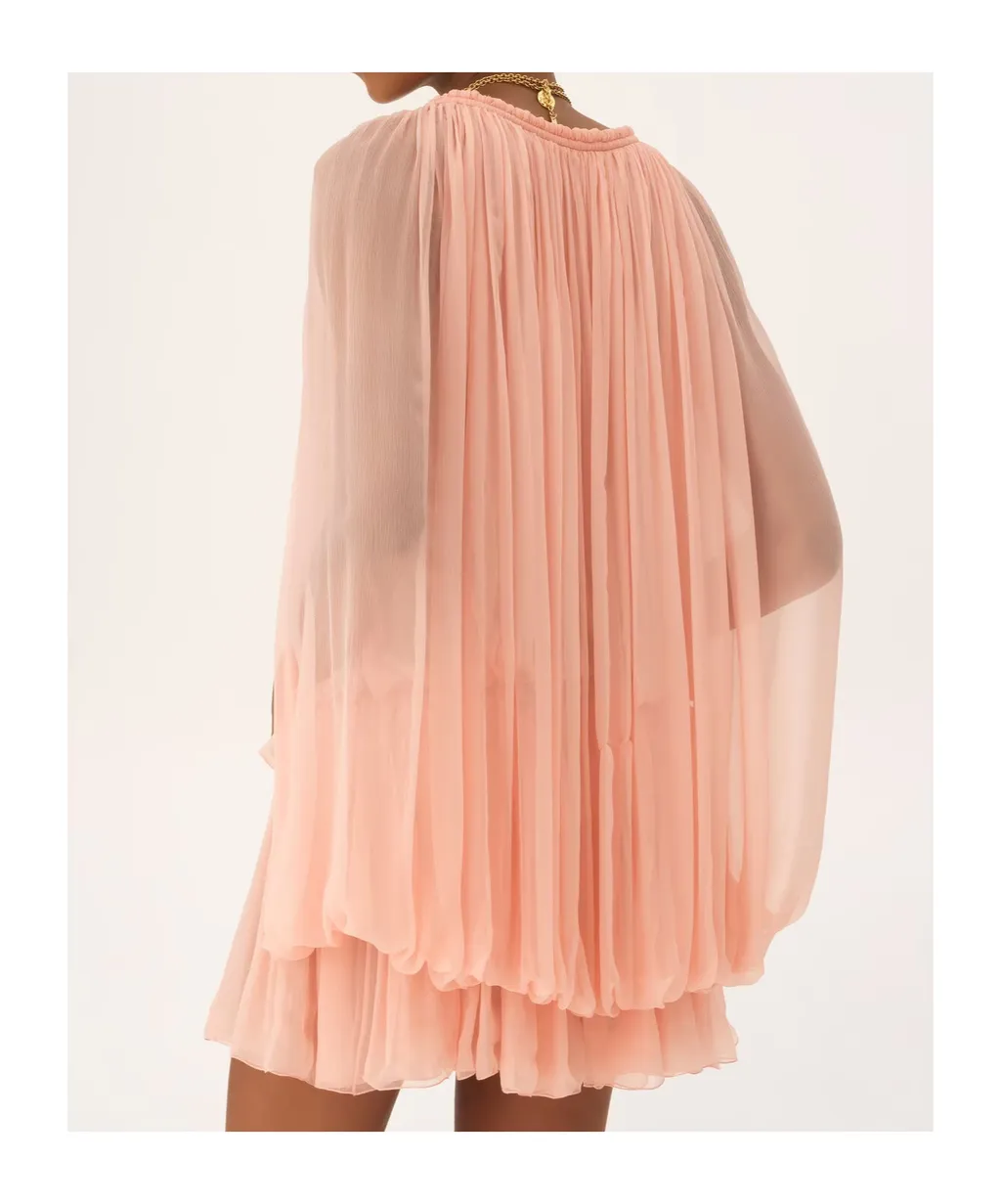 Chloé Cape Mini Dress
