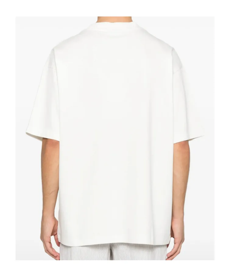 Drle De Monsieur Slogan Hibiscus T-Shirt