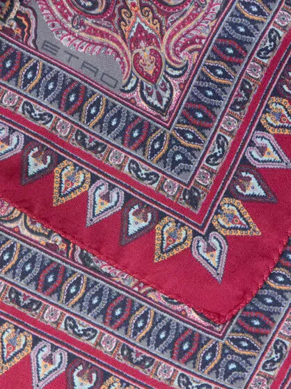 Etro Satin Square Scarf