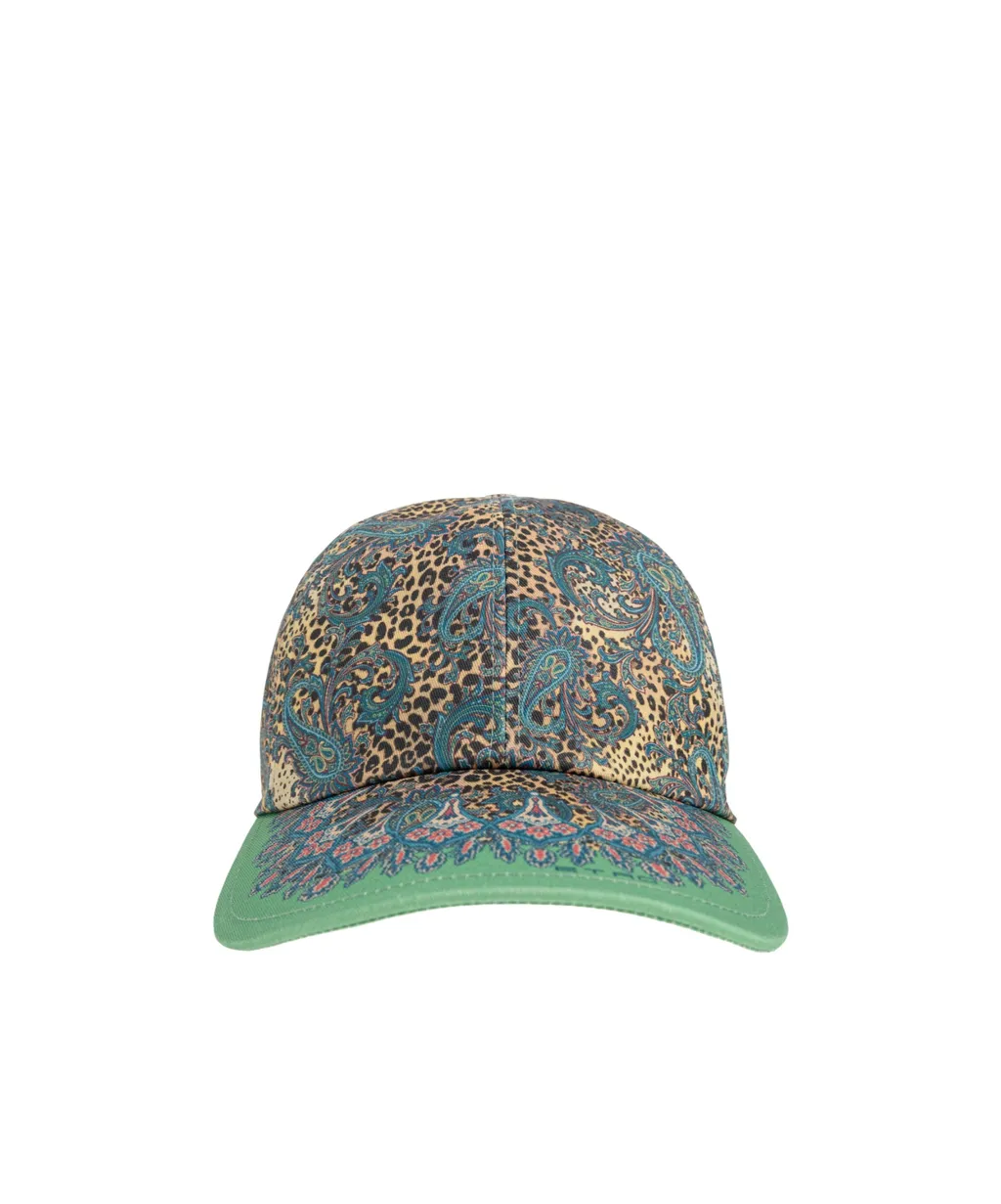 Etro Leopard Printed Baseball Cap