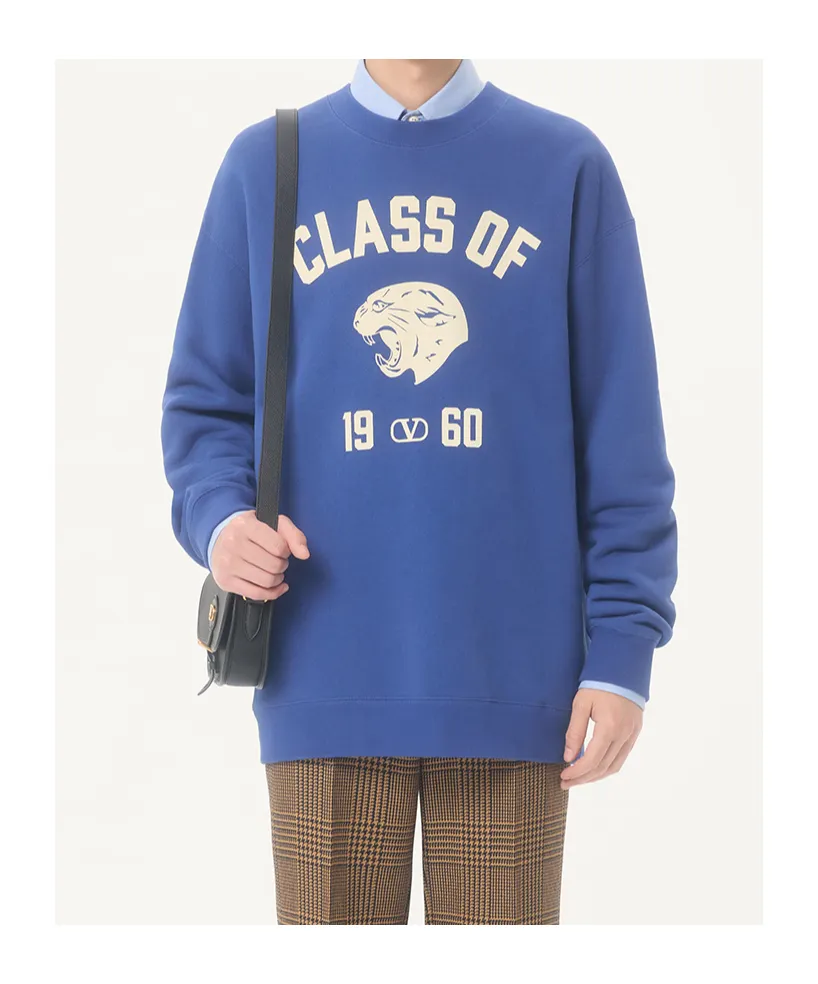 Panther-Logo Cotton Sweatshirt