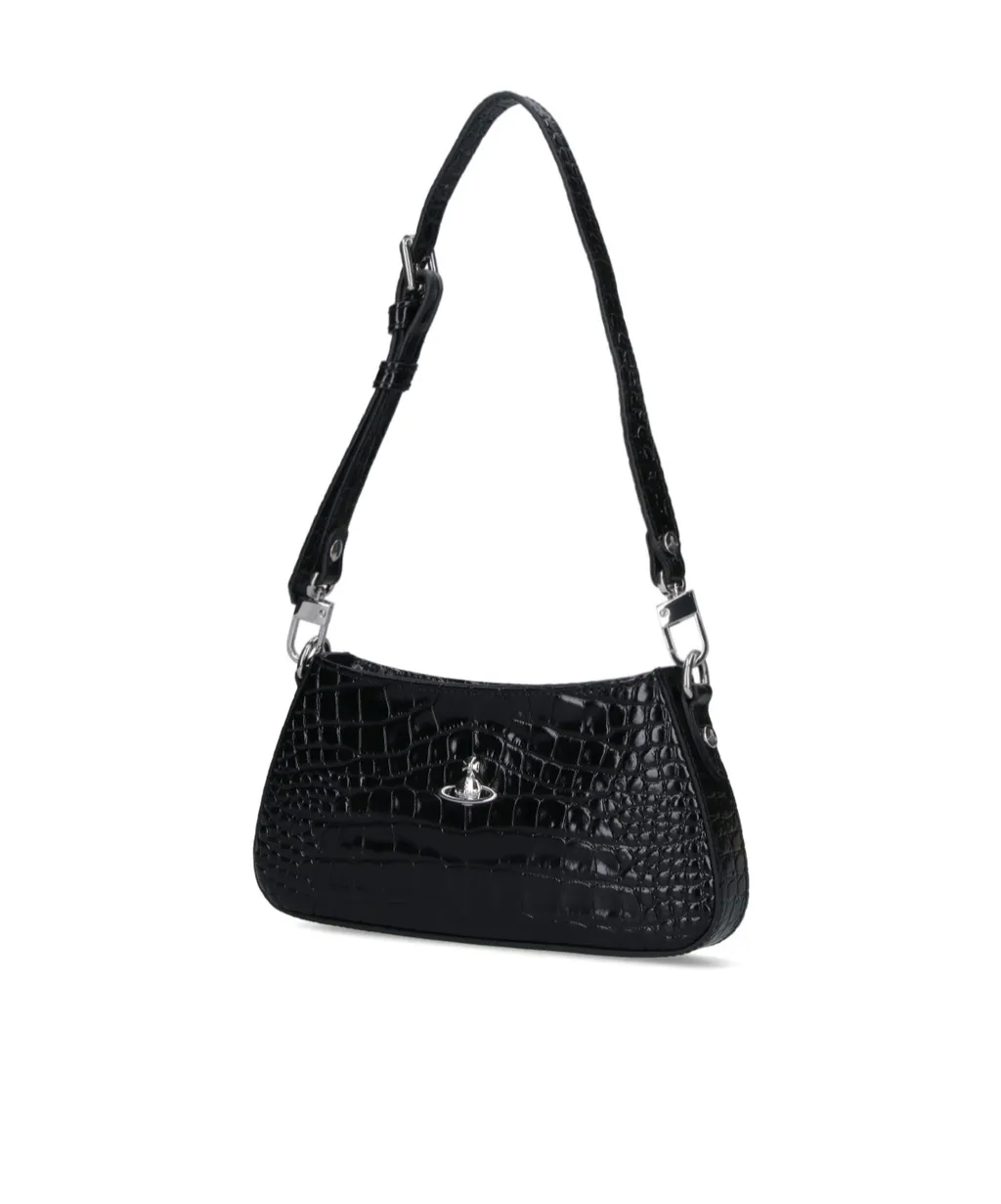 Vivienne Westwood Orb Plaque Embossed Shoulder Bag