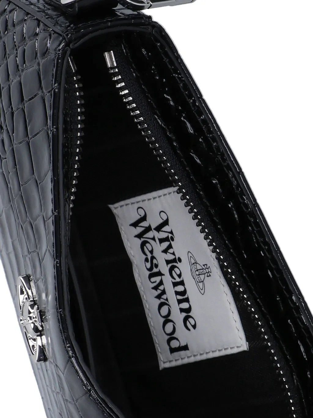 Vivienne Westwood Orb Plaque Embossed Shoulder Bag