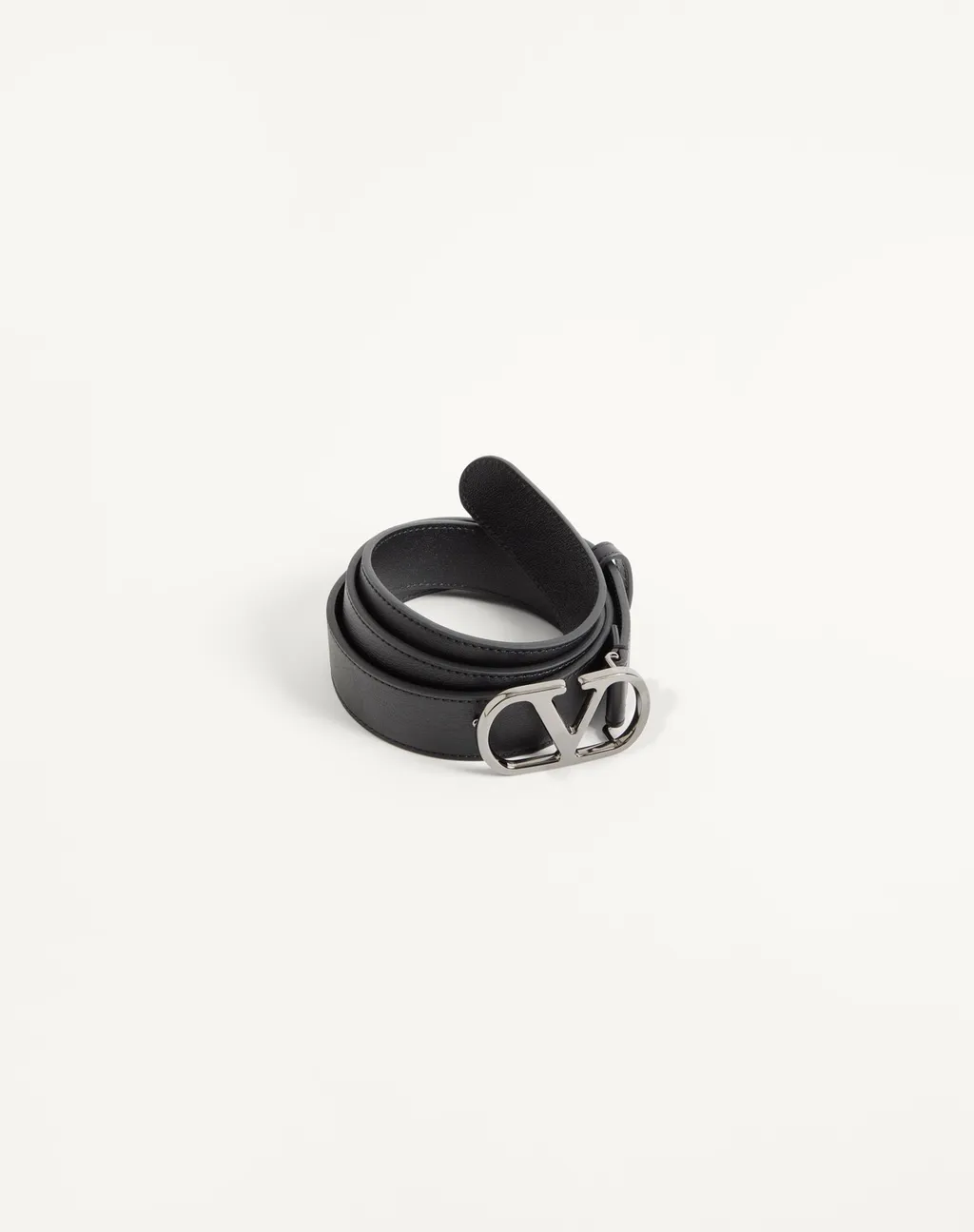 Vlogo Signature Belt In Shiny Calfskin 30 Mm